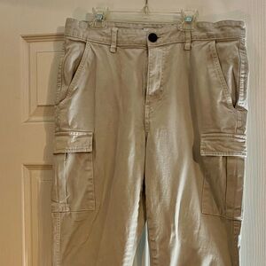 SMOG Mens small bone/light tan cargo pants